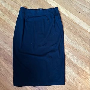 Eileen fisher black pencil skirt